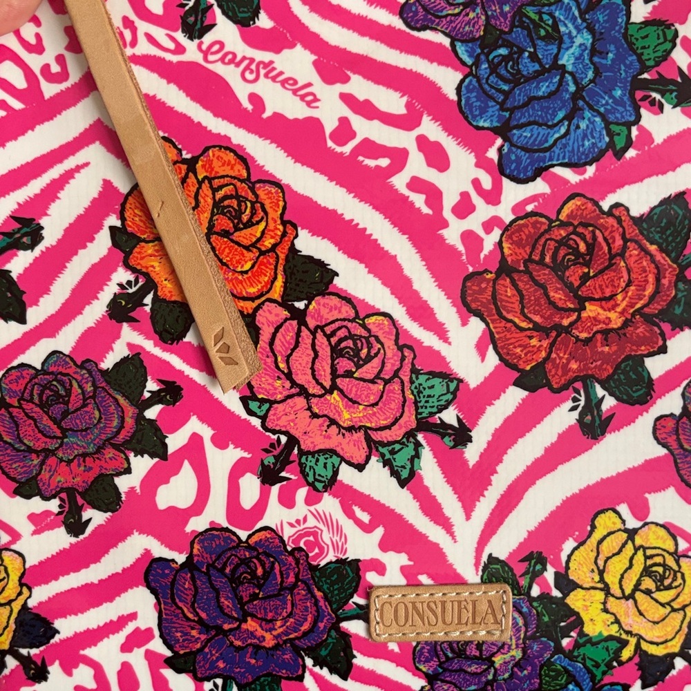 Consuela Pink Floral Crossbody Bag - Picture 10 of 11
